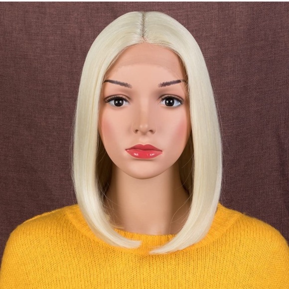 12inch Short Bob Blonde Lace Front Wig